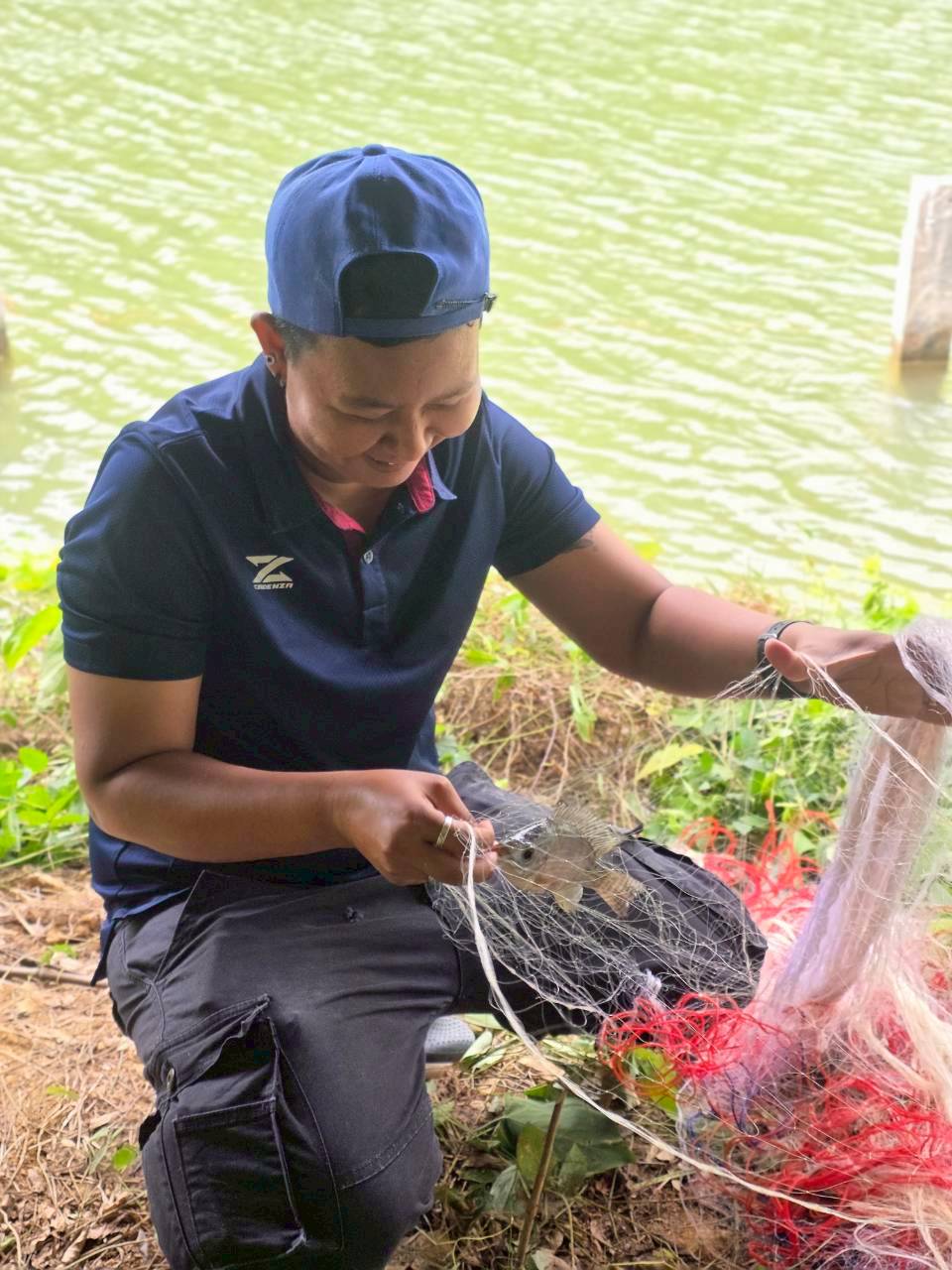 คณะทำงานลงพื้นที่ประเมิน CPUE ก่อนปล่อย ครั้งที่ 1 กิจกรรมการเพิ่มผลผลิตสัตว์น้ำในแหล่งน้ำชุมชนฯ ประจำปีงบประมาณ 2569