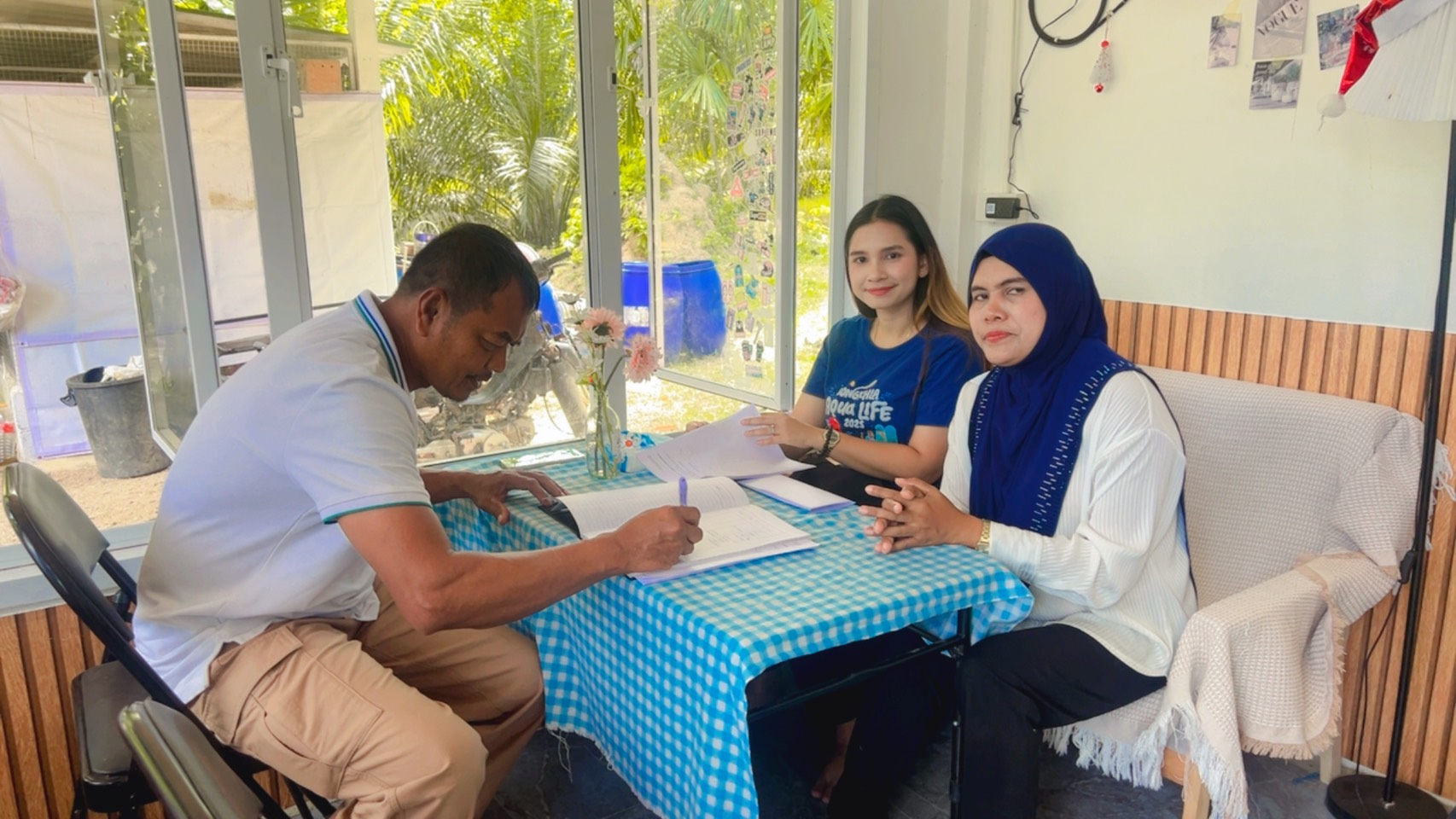 คณะดำเนินงานโครงการตรวจรับรองมาตรฐานฟาร์มเพาะเลี้ยงสัตว์น้ำจืด GAP มกษ. 7436-2563