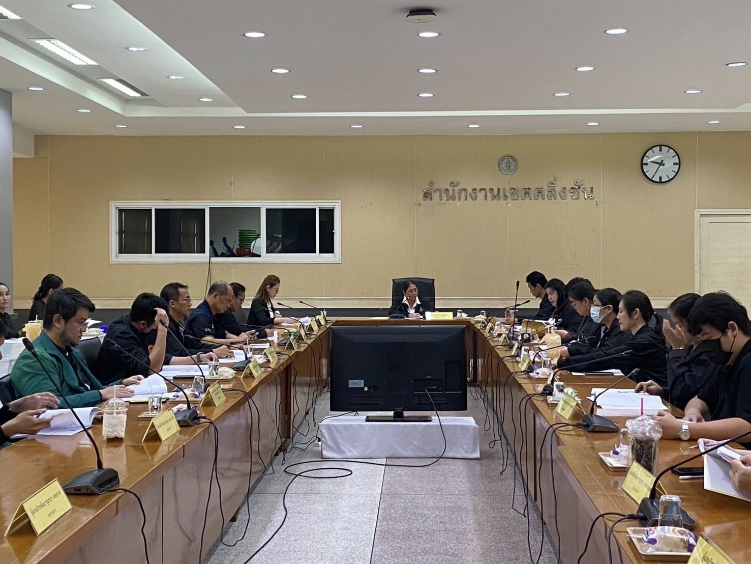 สำนักงานประมงกรุงเทพมหานครเข้าร่วมประชุมคณะอนุกรรมการส่งเสริมวิสาหกิจชุมชน สำนักงานเกษตรพื้นที่ 3 เขตตลิ่งชัน กรุงเทพมหานคร