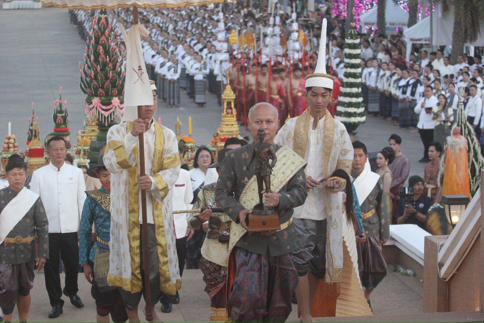 ร่วมพิธีอัญเชิญสมเด็จพระนเรศวรมหาราช จังหวัดหนองบัวลำภู ประจำปี พ.ศ. 2569 และกิจกรรมการประกวดขบวนแห่งานสักการะสมเด็จพระนเรศวรมหาราช จังหวัดหนองบัวลำภู ประจำปี 2569