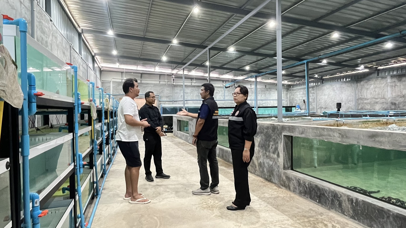 การลงพื้นที่ตรวจสอบสถานเพาะพันธุ์สัตว์ป่าที่เป็นสัตว์น้ำตามบัญชีแนบท้ายอนุสัญญา CITIES ตามคำสั่งกรมประมงที่ 938 / 2568..คลิก