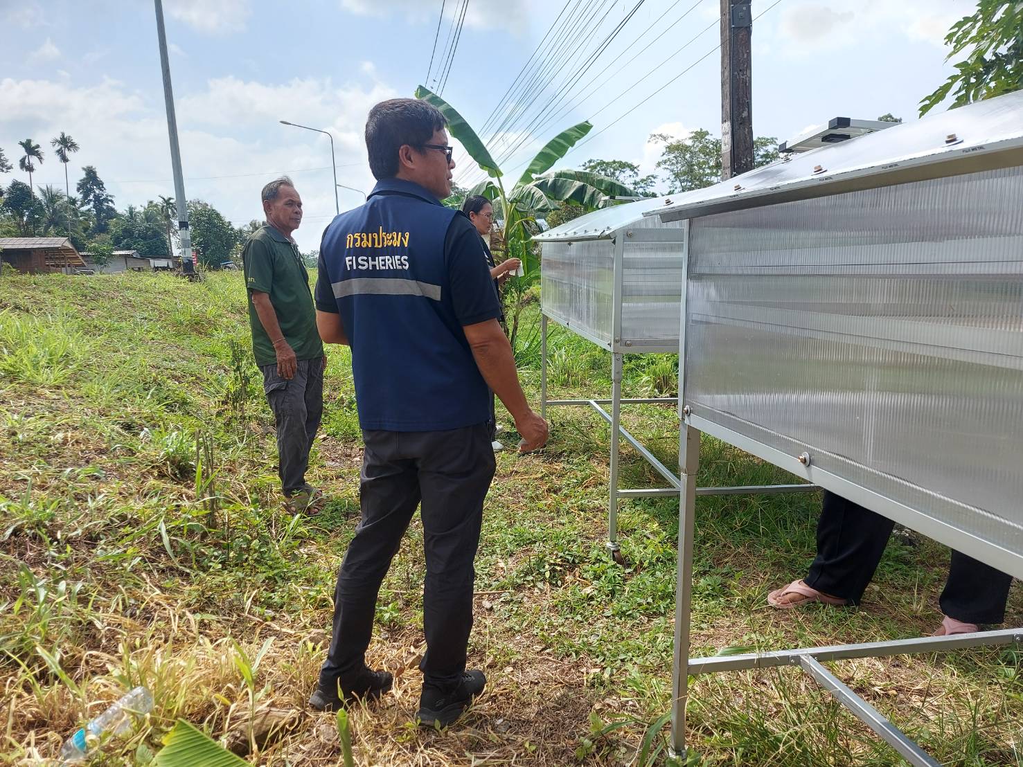 คณะทำงานโครงการสร้างความเข้มแข็งกลุ่มการผลิตด้านประมง (กิจกรรมสร้างความเข้มแข็งองค์กรชุมชนประมงท้องถิ่น)  ประจำปีงบประมาณ พ.ศ. 2569 ตรวจสอบการจัดซื้อวัสดุ  ครบถ้วนทั้ง จำนวน 23 รายการ ณ ที่ทำการองค์กรชุมชนประมงท้องถิ่น กลุ่มแปรรูปสัตว์น้ำบ้านหนำวัว หมู่ที่ 8  ตำบลเกาะเต่า อำเภอป่าพะยอม จังหวัดพัทลุง
