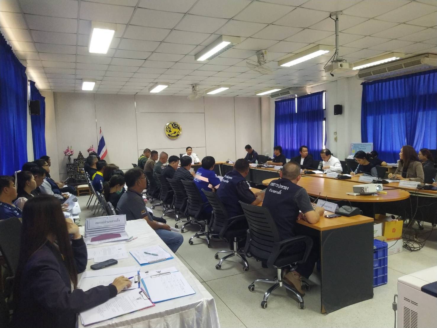 ร่วมประชุมการจัดกิจกรรมออกให้บริการประชาชนในโครงการปกป้องและเชิดชูสถาบันพระมหากษัตริย์และหน่วยบำบัดทุกข์บำรุงสุขสร้างรอยยิ้มให้ประชาชนจังหวัดราชบุรี (จังหวัดเคลื่อนที่)