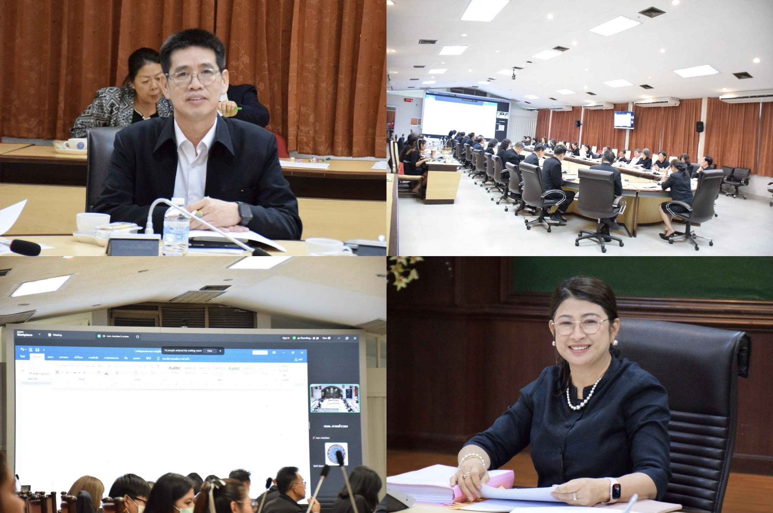 วันพฤหัสบดีที่ ที่ 29 มกราคม 2569 เวลา 09.30 น. นายกำพล ลอยชื่น ผู้อำนวยการกองวิจัยและพัฒนาประมงทะเล เข้าร่วมประชุมคณะกรรมการพิจารณาคัดเลือกข้าราชการและพนักงานราชการดีเด่น ประจำปี 2568 ครั้งที่ 1/2569 โดยมี นางฐิติพร หลาวประเสริฐ อธิบดีกรมประมง เป็นประธานการประชุม ณ ห้องประชุมพะยูน ชั้น 7 อาคารจุฬาภรณ์ กรมประมง และระบบประชุมออนไลน์ Zoom Cloud Meetings