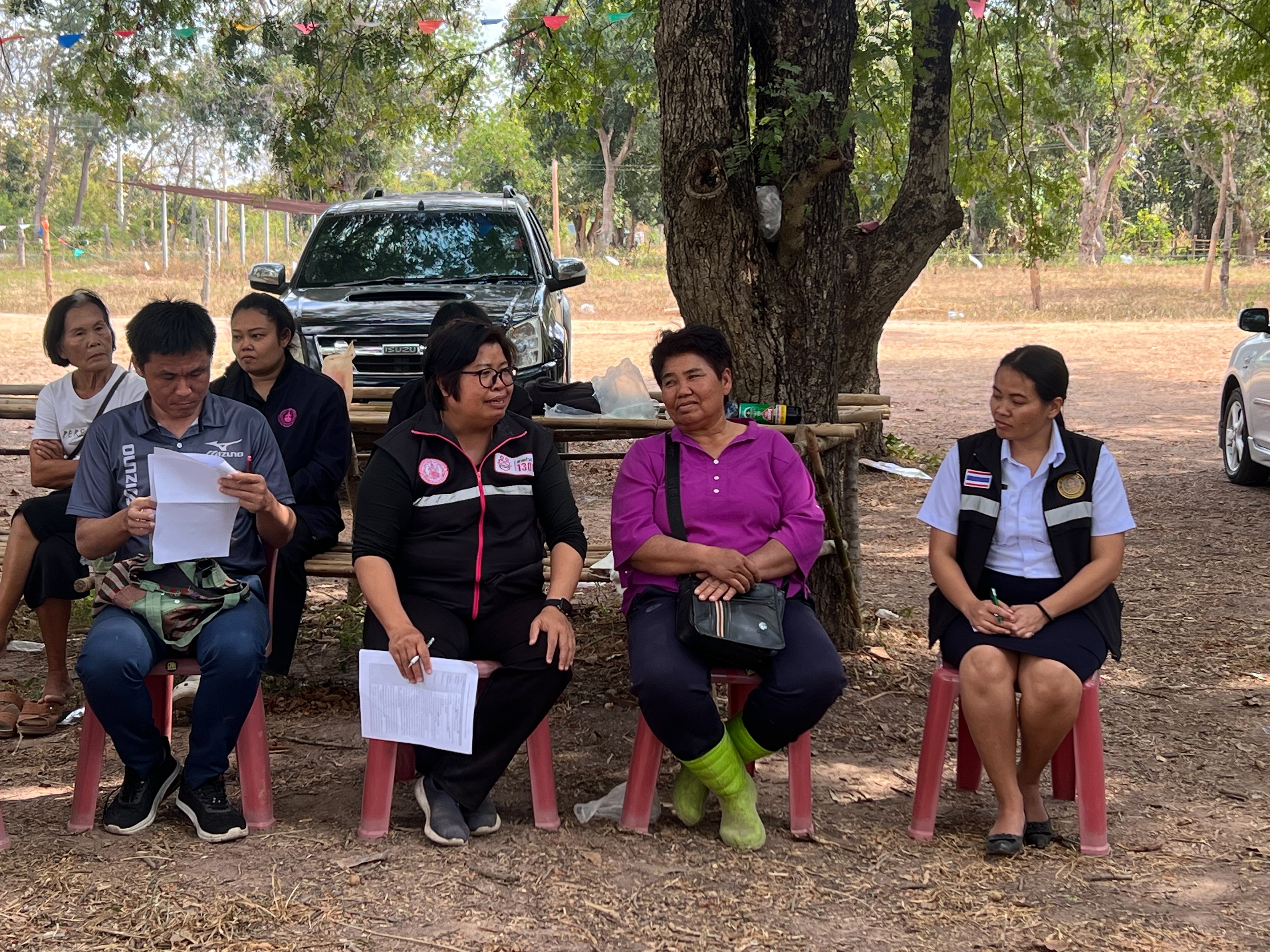 ร่วมกันวางแผนการดำเนินงานในการพัฒนาพื้นที่ภายในศูนย์อเนกประสงค์นิคมสร้างตนเองโนนสัง จังหวัดหนองบัวลำภู..คลิก