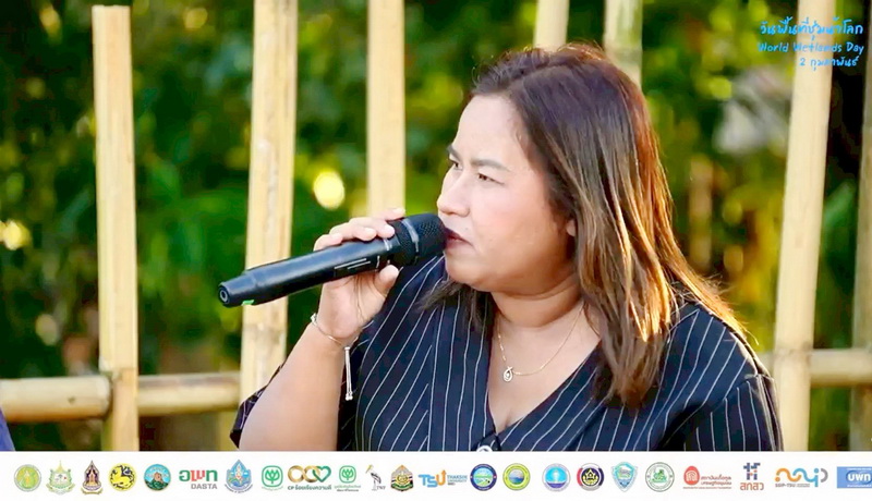 ร่วมกิจกรรมเสวนาแลกเปลี่ยนความรู้ ในงาน PROUD 3 มรดกโลก ณ ลานหน้าเขตห้ามล่าสัตว์ป่าทะเลน้อย อำเภอควนขนุน จังหวัดพัทลุง