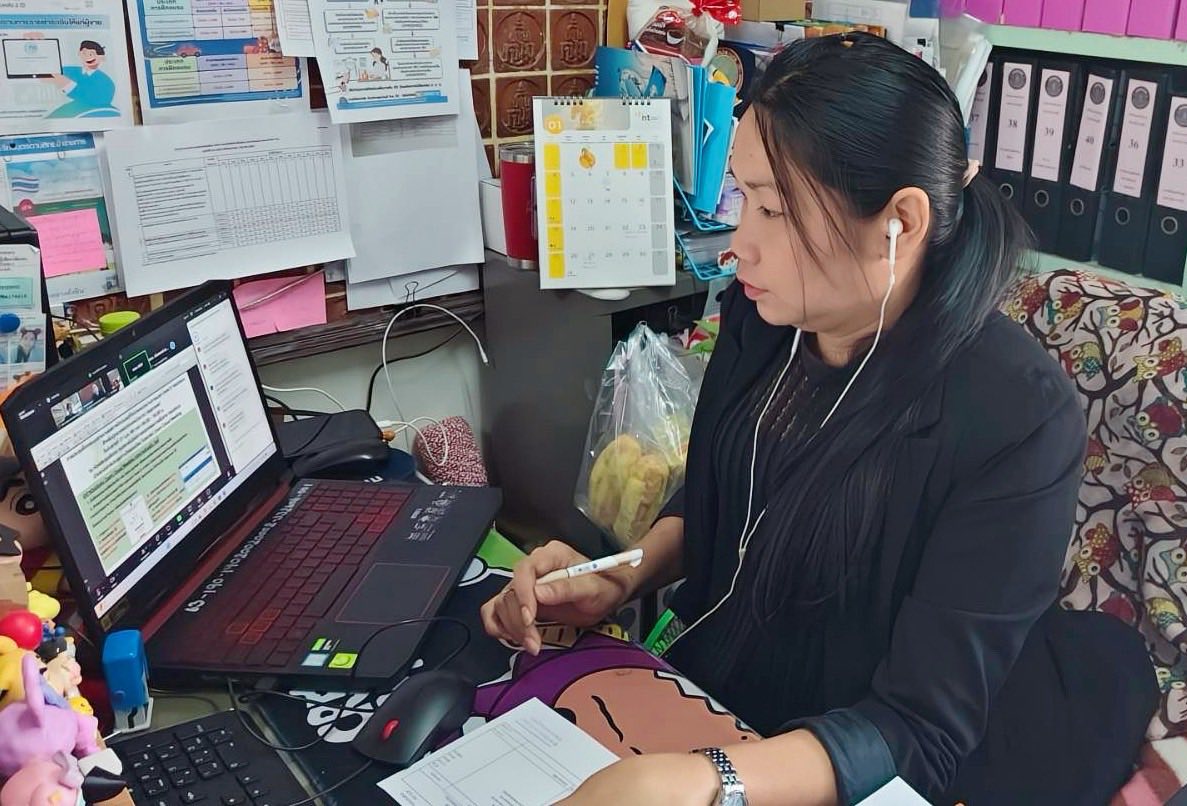 เข้าร่วมการประชุมชี้แจงระบบรายงานผลการฝึกอบรมที่จัดโดยหน่วยงานภายนอก (กบค.1)..คลิก