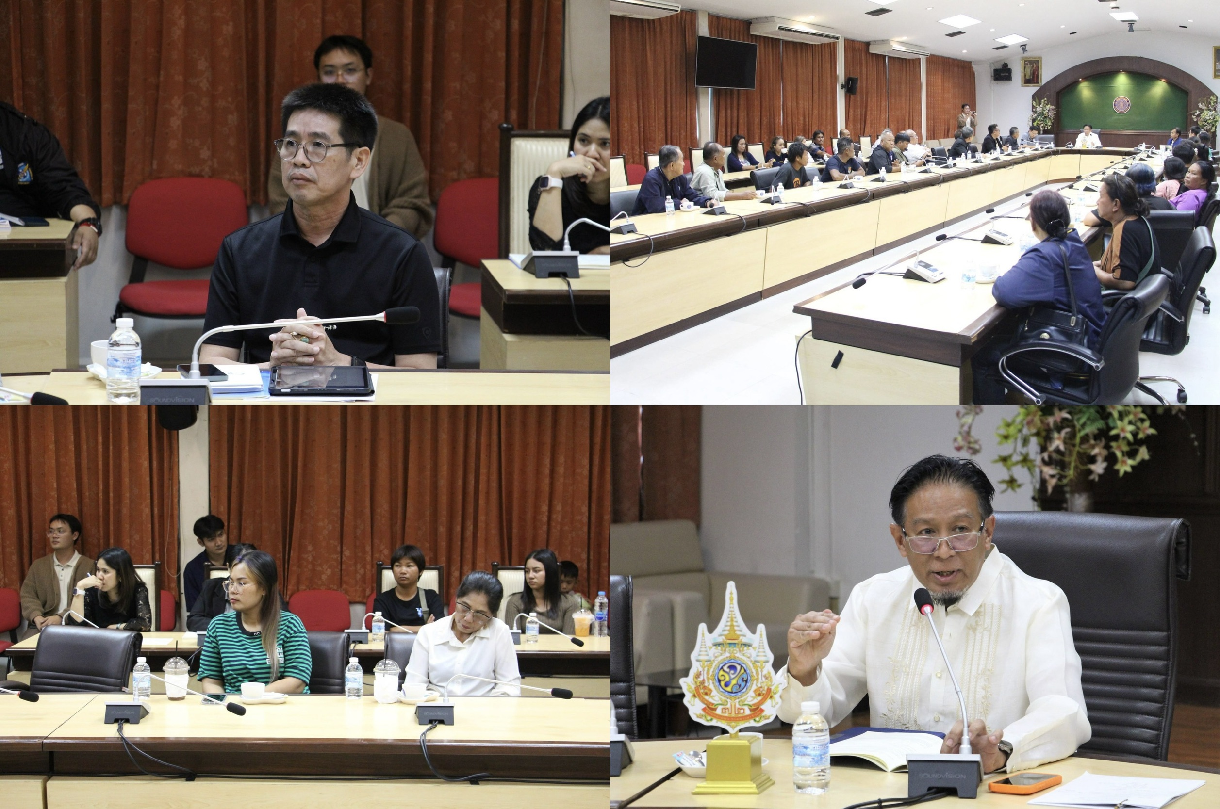 วันพุธ ที่ 4 กุมภาพันธ์ 2569 เวลา 13.00 น. นายกำพล ลอยชื่น ผู้อำนวยการกองวิจัยและพัฒนาประมงทะเล เข้าร่วมให้การต้อนรับผู้แทนสมาคมการประมงแห่งประเทศไทย และกลุ่มชาวประมงคราดปลิง โดยมี นายประเทศ ซอรักษ์ รองอธิบดีกรมประมง เป็นประธานการประชุม ณ ห้องประชุมพะยูน ชั้น 7 อาคารจุฬาภรณ์กรมประมง..คลิก