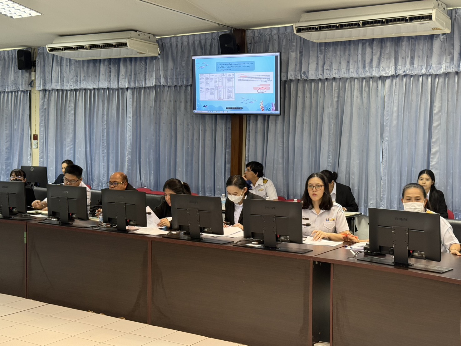 การประชุมปิดตรวจการสอบทานการประเมินผลการควบคุมภายในของกรมประมง (ราชการบริหารส่วนกลาง) สำหรับระยะเวลา สิ้นสุด ณ วันที่ 30 กันยายน 2568