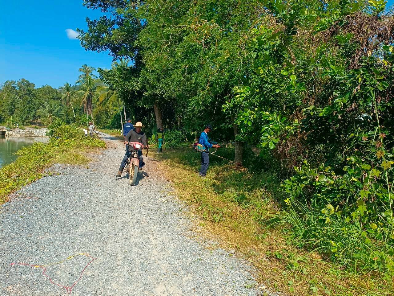 ลงพื้นที่ปฏิบัติงานโครงการเสริมสร้างการมีส่วนร่วมของชุมชนประมง 