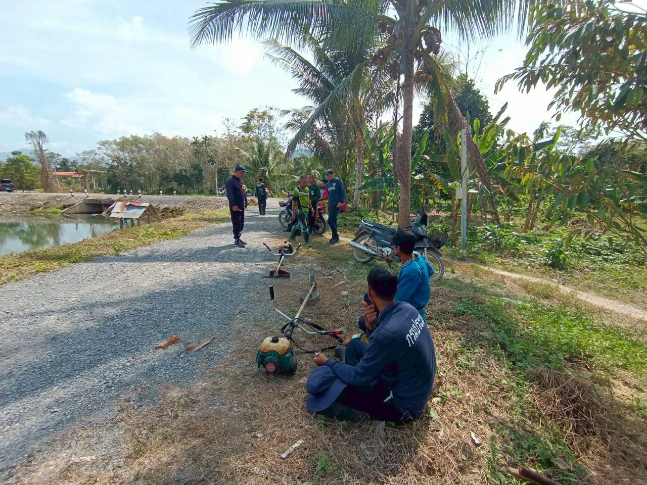 ลงพื้นที่ปฏิบัติงานโครงการเสริมสร้างการมีส่วนร่วมของชุมชนประมง 