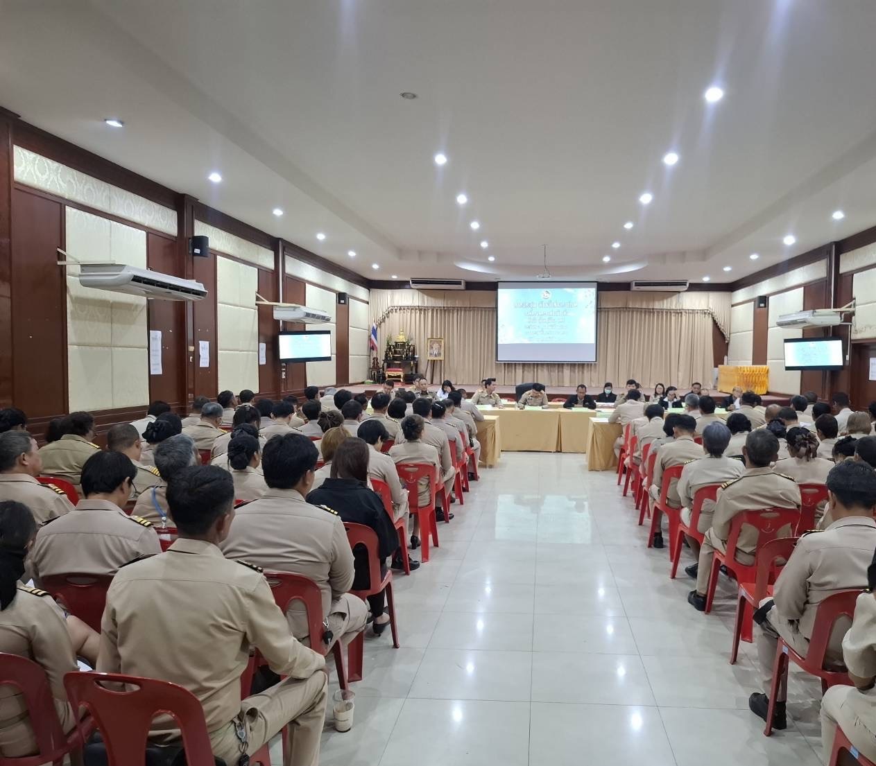 (อ.บางกรวย) การประชุมประจำเดือน หัวหน้าส่วนราชการ กำนัน ผู้ใหญ่บ้าน ประจำเดือนกุมภาพันธ์ 2569..คลิก