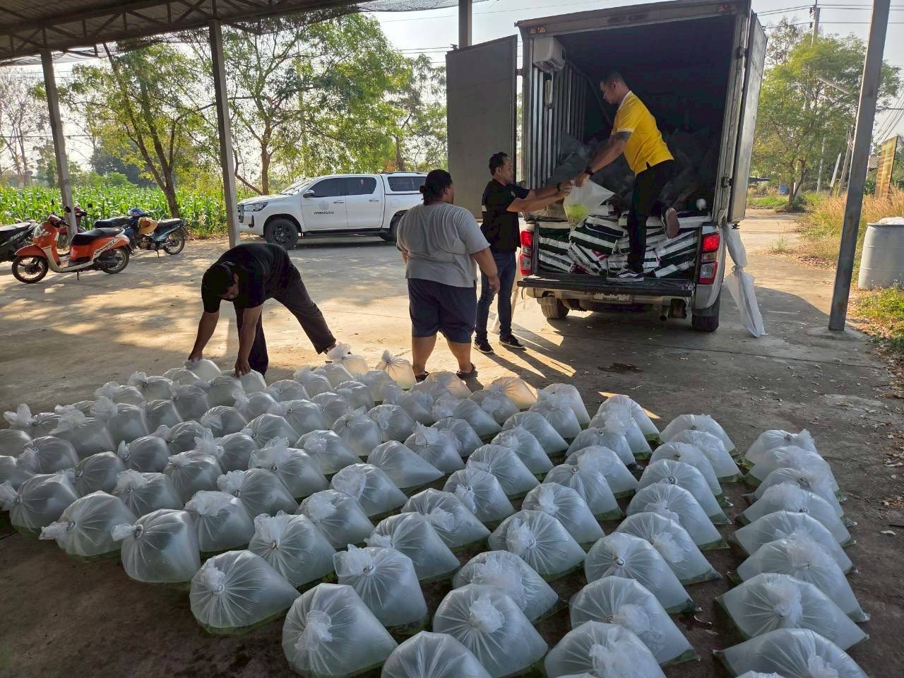 มอบปัจจัยการผลิตเกษตรกรที่เข้าร่วมโครงการพัฒนาเกษตรกรรมยั่งยืน อำเภอปากท่อ..คลิก