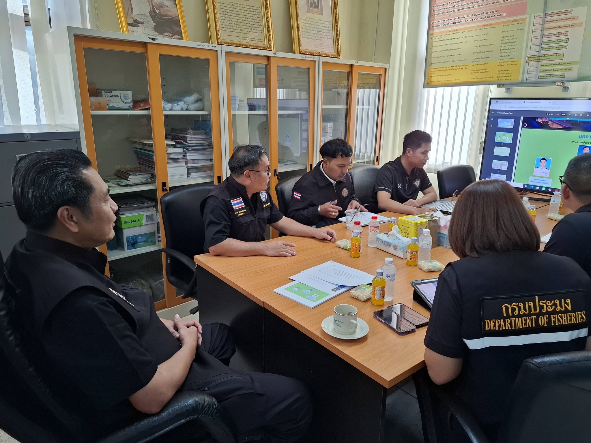 ลงพื้นที่ตรวจเยี่ยมด่านตรวจประมงนครพนม