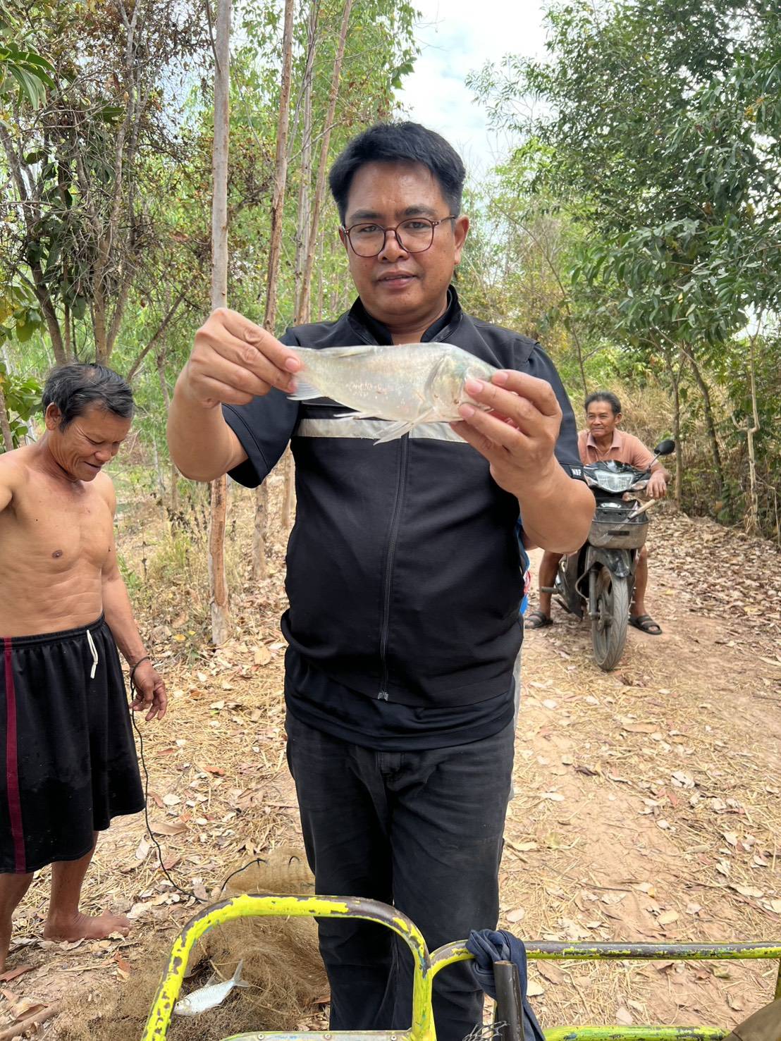 ปฏิบัติงานโครงการเพิ่มประสิทธิภาพการเกษตรมูลค่าสูง สู่เกษตรนวัตกรรมชั้นสูง กิจกรรมย่อยที่ 2 ส่งเสริมการเพิ่มผลผลิตสัตว์น้ำในแหล่งน้ำชุมชน (โครงการปี 2568)