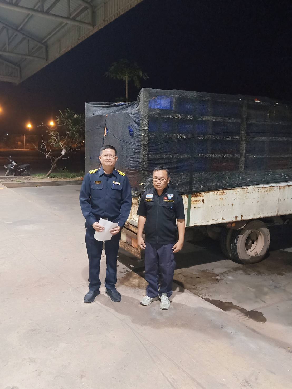 ข่าวกิจกรรม วันที่ 19 กุมภาพันธ์ 2569 เจ้าหน้าที่ด่านตรวจประมงนครพนม ตรวจสอบสินค้าสัตว์น้ำส่งออกชนิด ปลาดุกแอฟริกา มีชีวิต ณ อาคารตรวจสอบสินค้าและเก็บของกลางด่านศุลกากรนครพนม จ.นครพนม