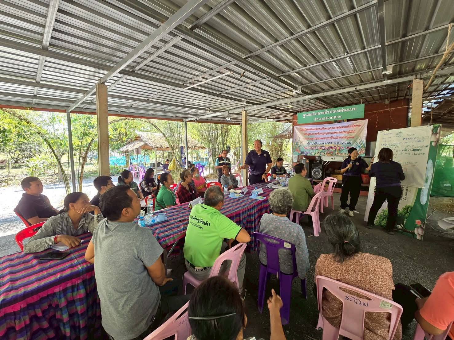 ร่วมจัดทำแผนพัฒนาการเกษตรระดับหมู่บ้าน และแผนธุรกิจการเกษตรรายสินค้า ภายใต้โครงการขับเคลื่อนการเกษตรระดับหมู่บ้านสู่การผลิตสินค้าเกษตรมูลค่าสูง ระดับอำเภอ ประจำปีงบประมาณ พ.ศ. 2569..คลิก