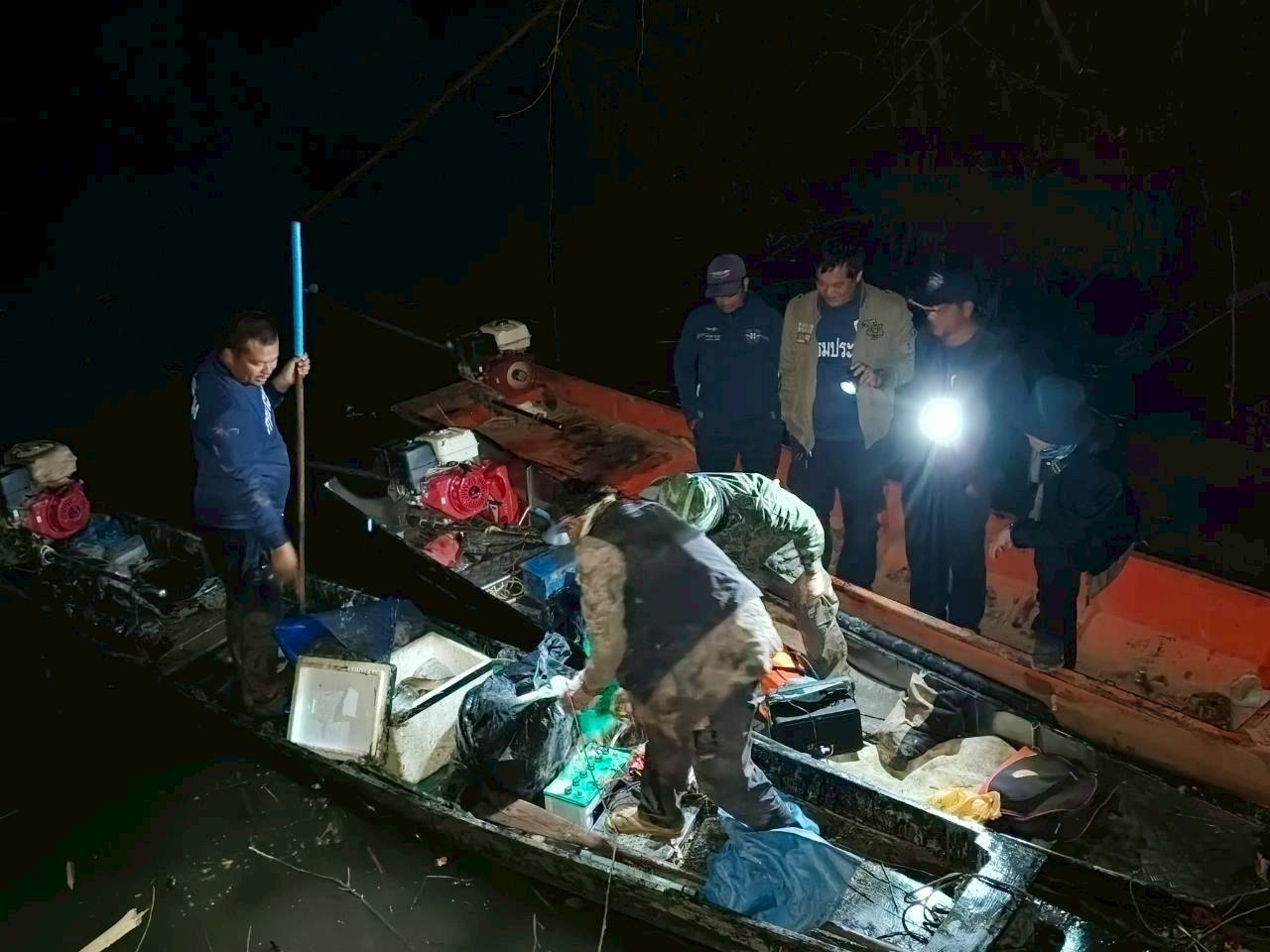 หน่วยป้องกันและปราบปรามประมงน้ำจืดเขื่อนแม่กวง(เชียงใหม่) ร่วมบูรณาการ การติดตามเฝ้าระวังการทำประมง