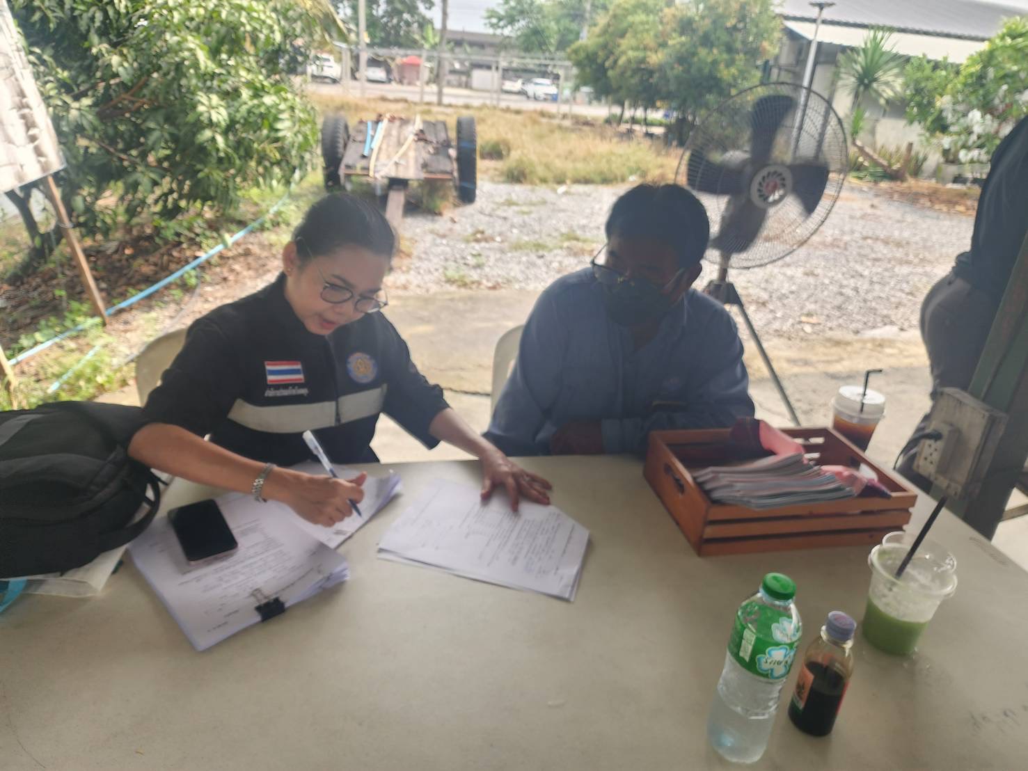 (อ.บางใหญ่) การลงพื้นที่ประชาสัมพันธ์และรับขึ้นทะเบียนเกษตรกรผู้เพาะเลี้ยงสัตว์น้ำ..คลิก