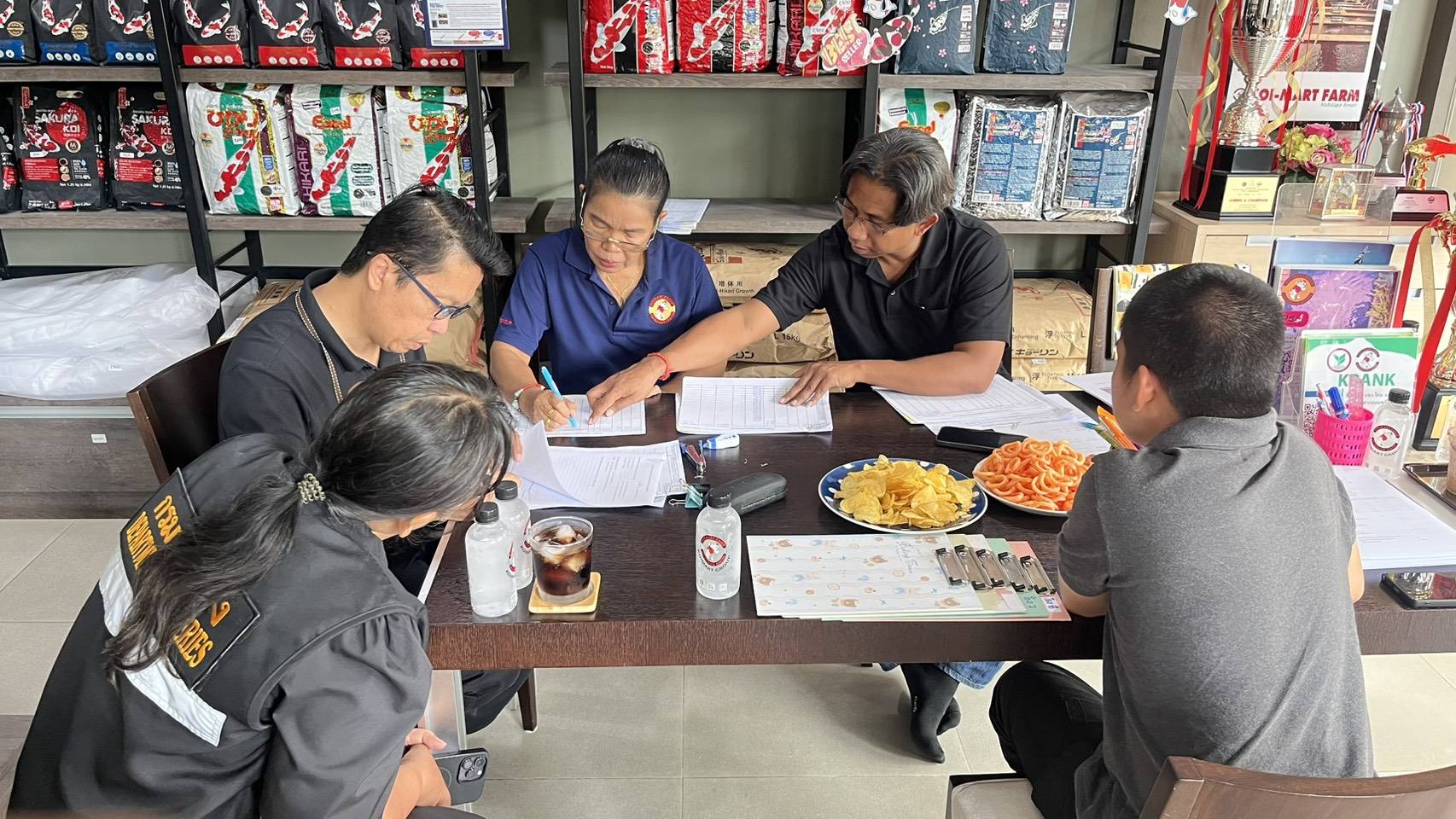 การตรวจสถานประกอบการกักกันสัตว์น้ำเพื่อการนำเข้ามาในราชอาณาจักร ชนิดสัตว์น้ำ ปลาคาร์พ..คลิก