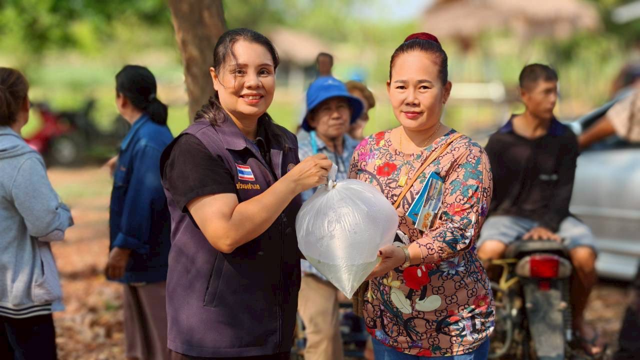 ลงพื้นที่ปฏิบัติงานโครงการศูนย์เรียนรู้การเพิ่มประสิทธิภาพการผลิตสินค้าเกษตร อำเภอบ้านโป่ง