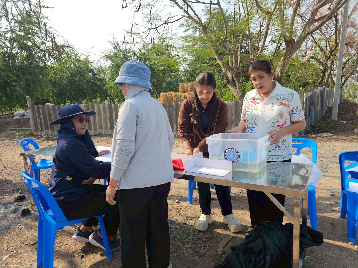 ลงพื้นที่ร่วมกับคณะกรรมการแหล่งน้ำชุมชน ฯ