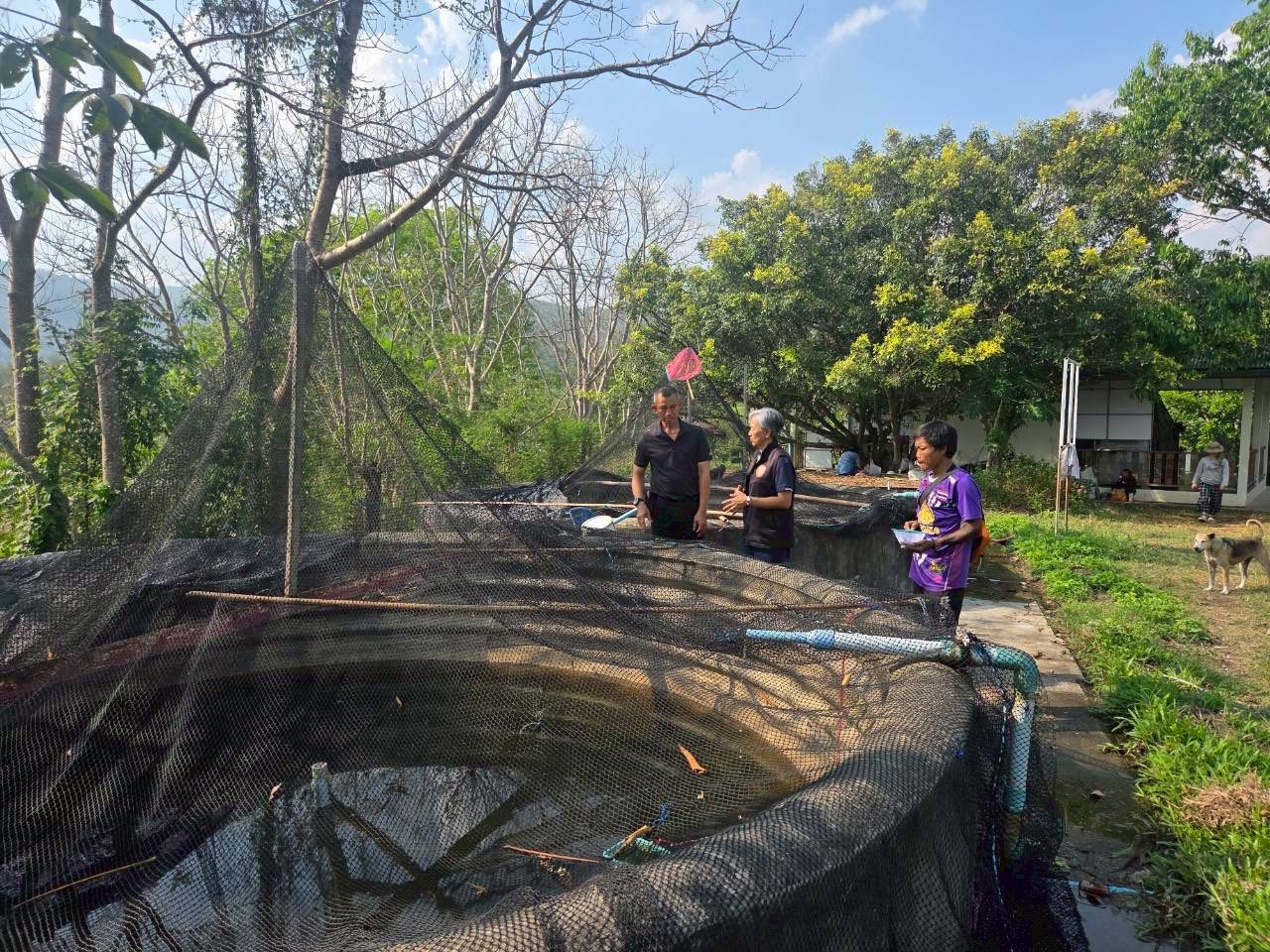 ลงพื้นที่ติดตามผลการดำเนินงานกิจกรรมประมง