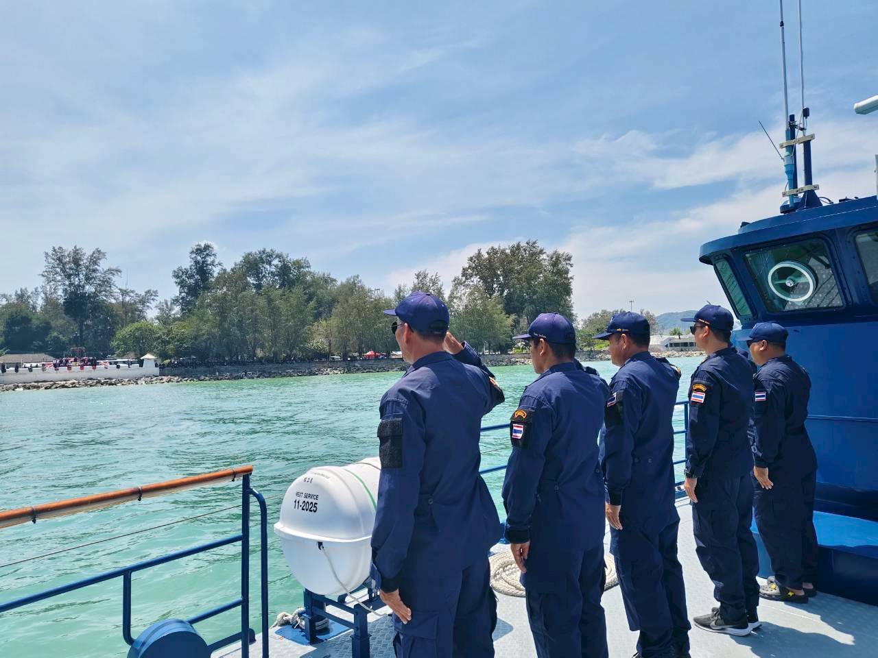 ศูนย์ป้องกันและปราบปรามประมงทะเลสงขลา เข้าร่วมพิธีสวนสนามทางเรือ“เนื่องในวันสถาปนาไทยอาสาป้องกันชาติ ประจำปี 2569”