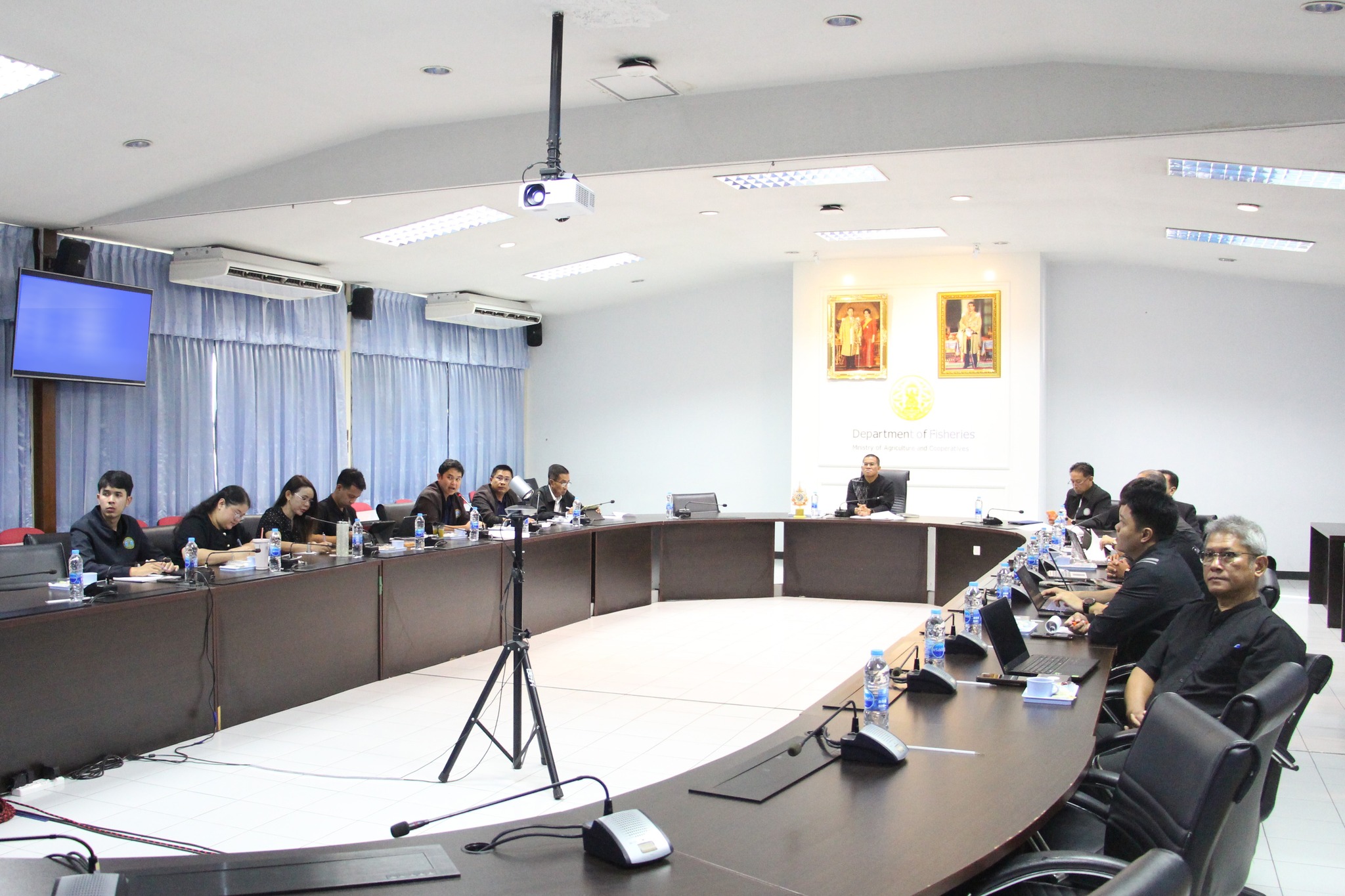 ประชุมหารือการปฏิบัติในการตรวจประเมินชุดสหวิชาชีพประจำศูนย์ควบคุมการแจ้งเรือเข้าออก (PIPO)