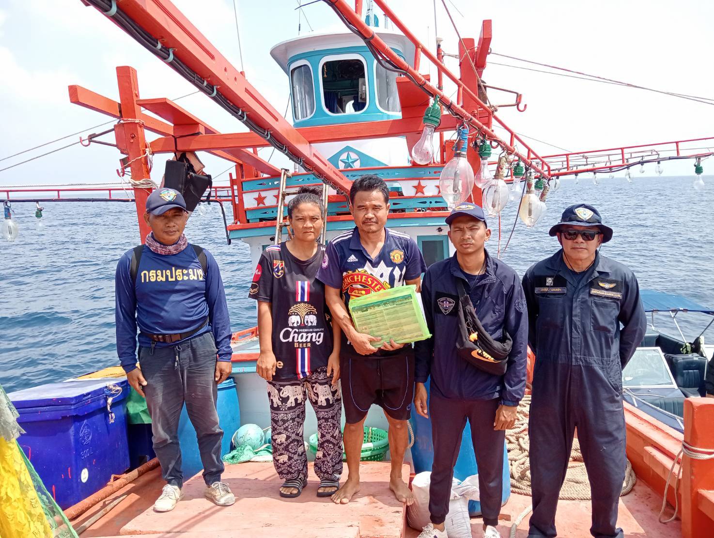 ออกปฏิบัติงานเฝ้าระวังการทำประมงผิดกฎหมาย..คลิก