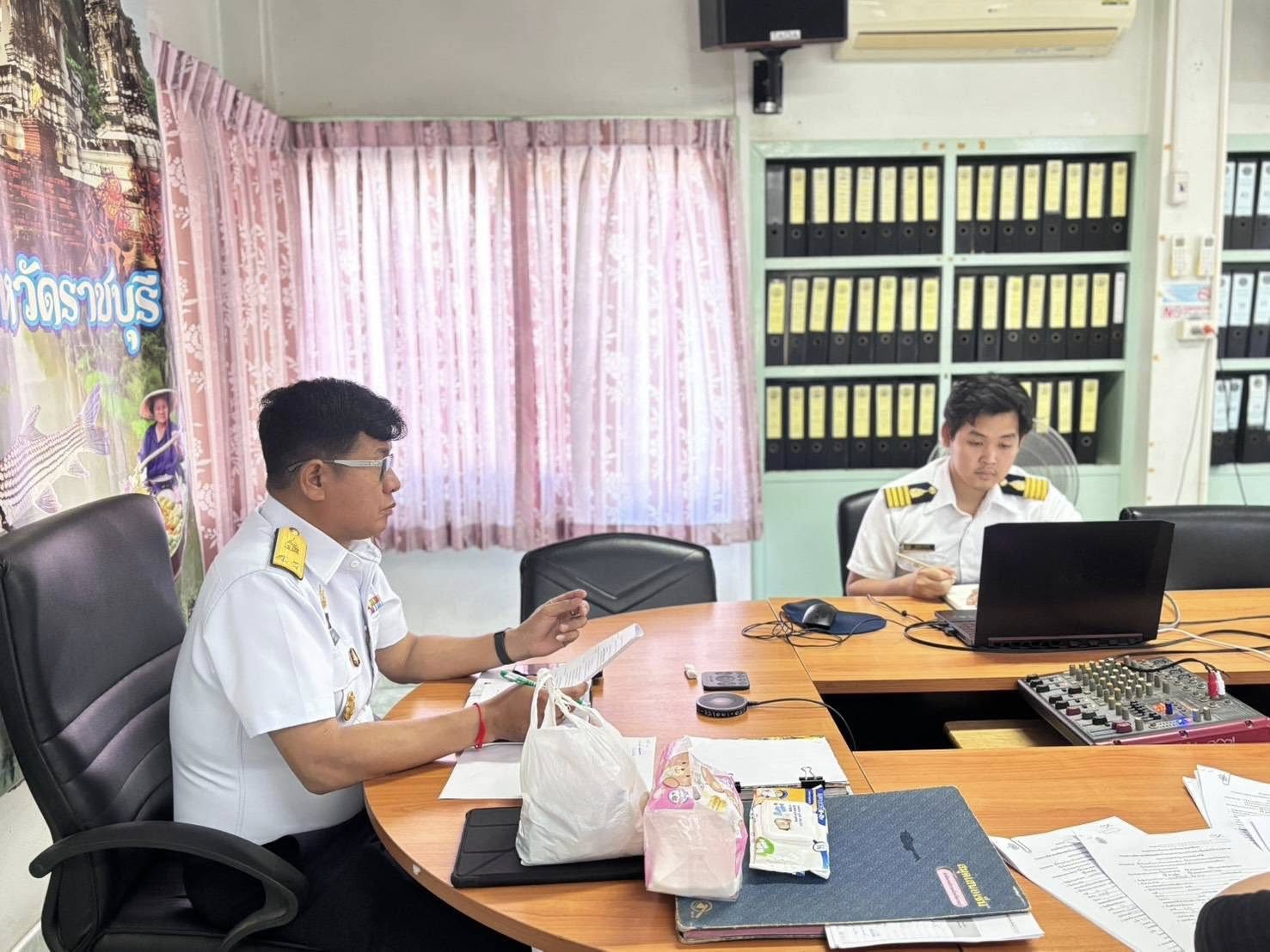 เข้าร่วมรับฟังการประชาสัมพันธ์ชี้แจงโครงการยกระดับสินค้าเกษตรมูลค่าสูง 