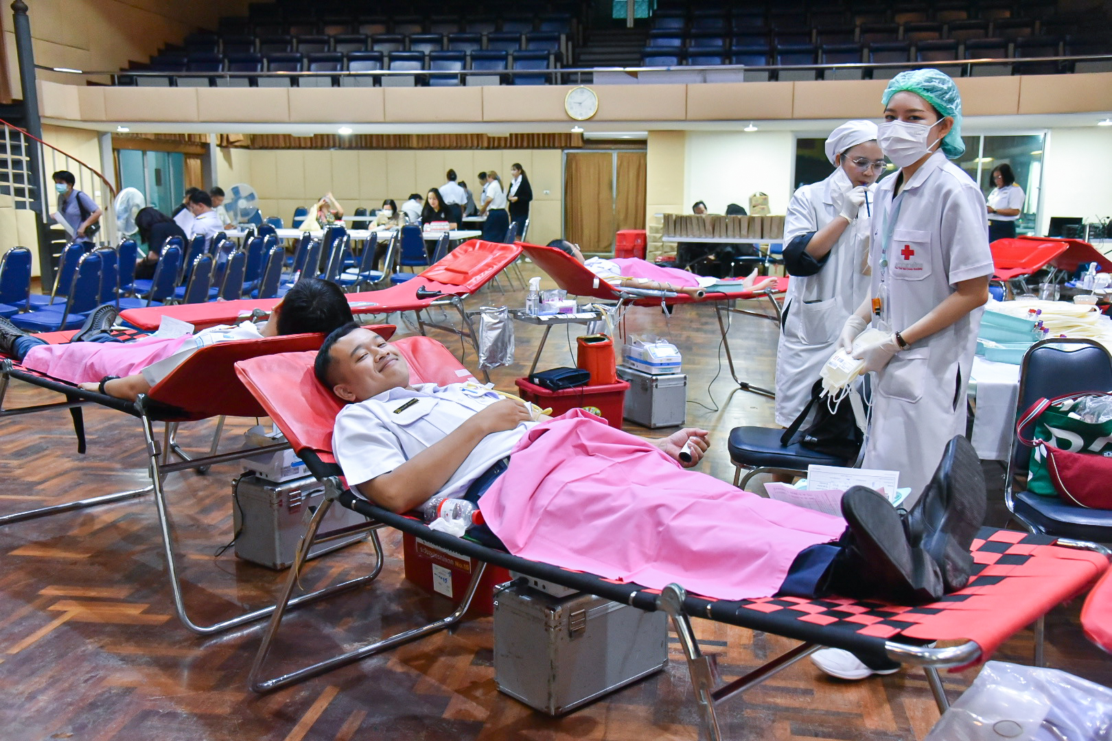 กรมประมง ร่วมกับ ศูนย์บริการโลหิตแห่งชาติ สภากาชาดไทย จัดกิจกรรมบริจาคโลหิต เราทำความ ดี ด้วยหัวใจ ครั้งที่ 47