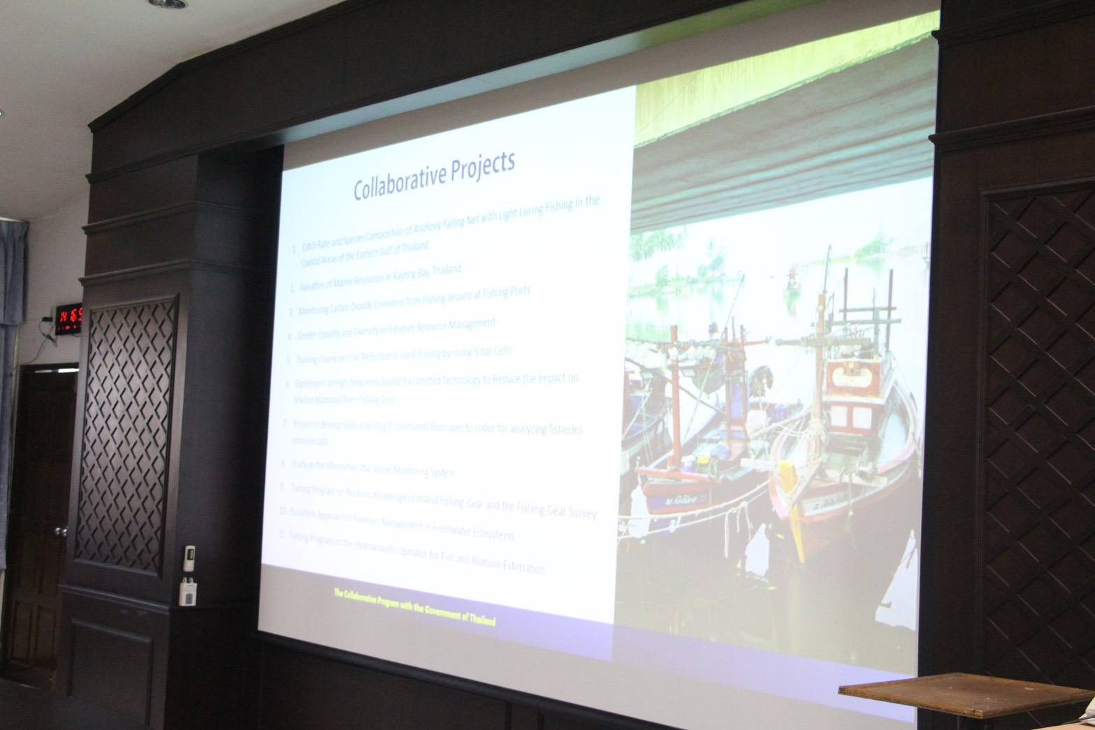 ประชุมติดตามความก้าวหน้าการดำเนินโครงการภายใต้แผนความร่วมมือระยะ 5 ปี (Cooperation Plan for 5 Years) ระหว่างกรมประมงและสำนักงานฝ่ายฝึกอบรม ศูนย์พัฒนาการประมงแห่งเอเชียตะวันออกเฉียงใต้ (SEAFDEC/TD)