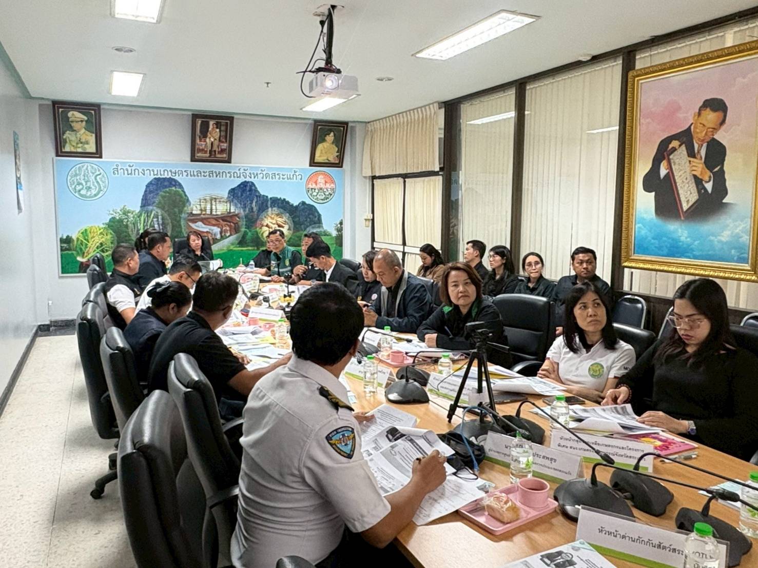 เข้าร่วมประชุมตรวจติดตามผลการดำเนินงานตามแผนการตรวจราชการ กระทรวงเกษตรและสหกรณ์ 