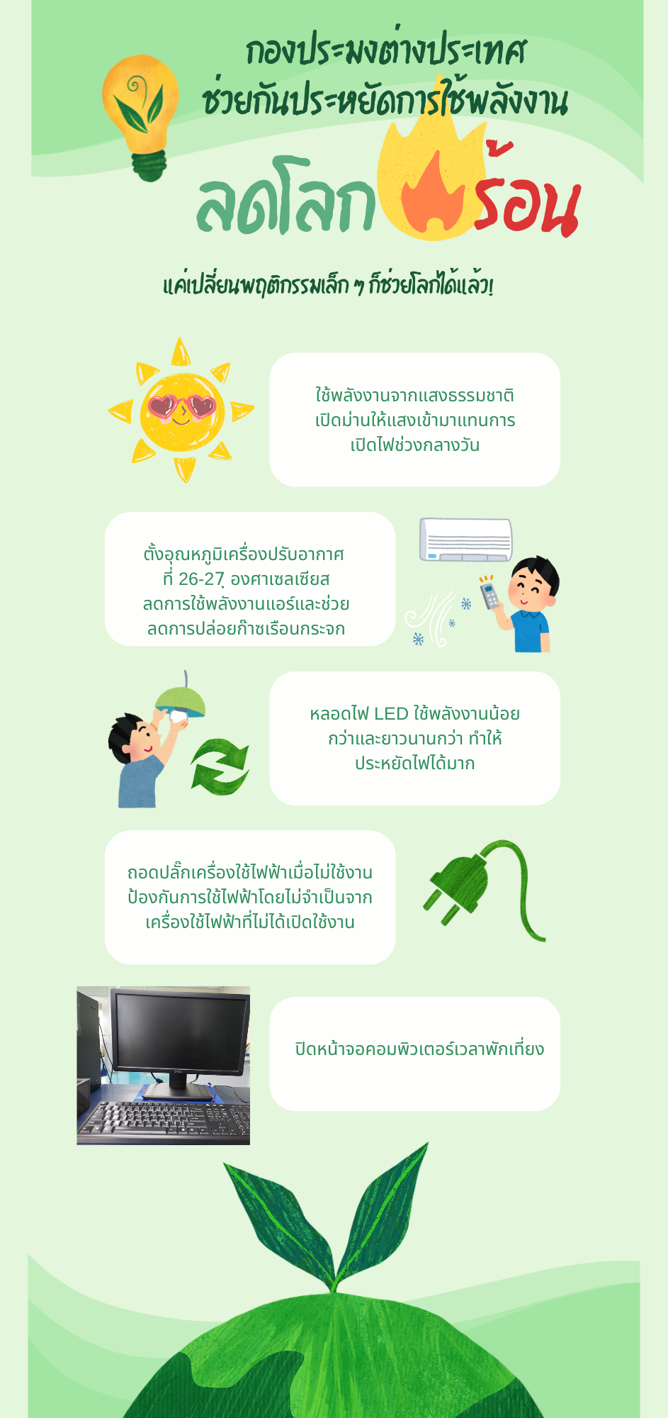 มาตรการประหยัดพลังงาน ของกองประมงต่างประเทศ ประจำปีงบประมาณ พ.ศ. 2569 องค์กรคุณธรรม