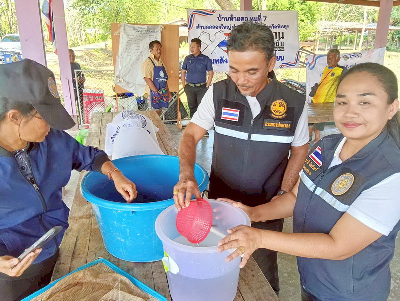 ร่วมปล่อยพันธุ์ปลา ลงสู่อ่างเก็บน้ำควนเล้าเป็ด อ.ตะโหมด จ.พัทลุง