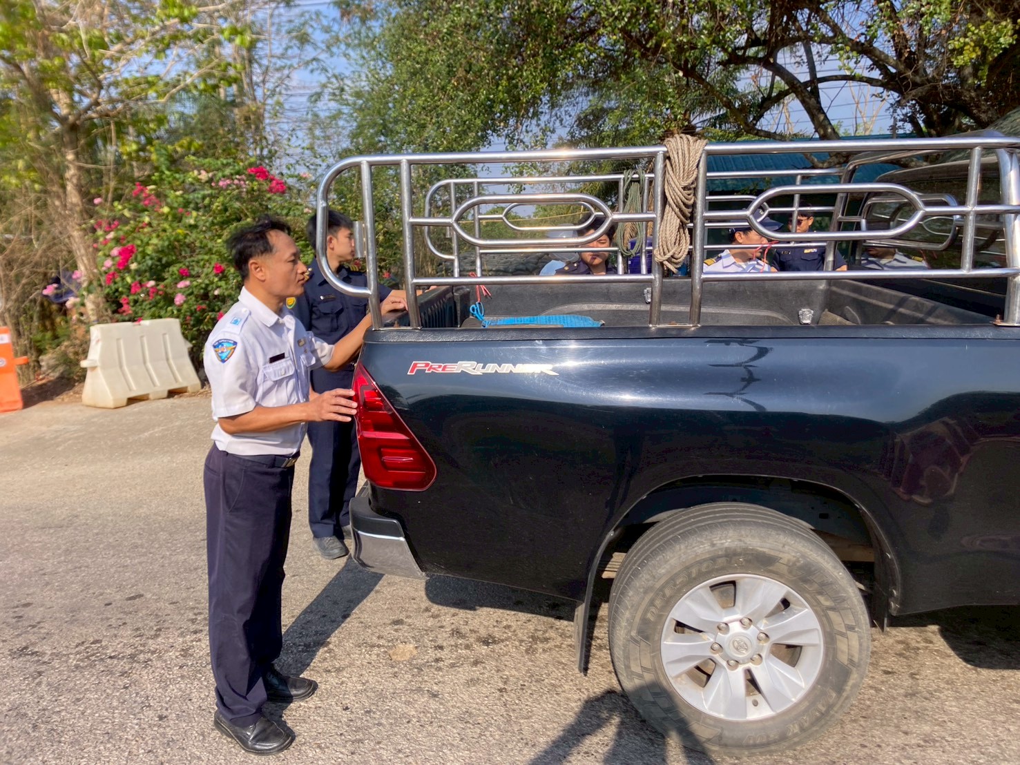 ตรวจบูรณาการ ทางจุดตรวจบ้านทับพริก..คลิก