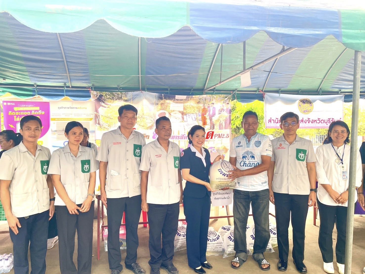 “หน่วยแพทย์อาสาสมเด็จพระศรีนครินทราบรมราชชนนี (พอ.สว.) จังหวัดบุรีรัมย์” หน่วยบำบัดทุกข์ บำรุงสุข สร้างรอยยิ้มให้ประชาชน 