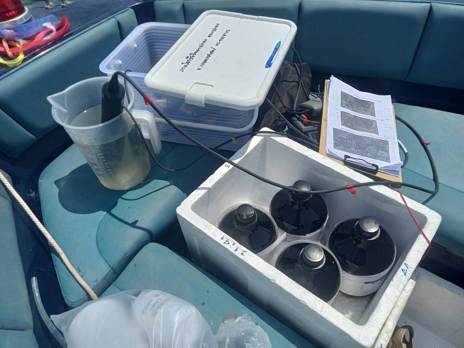 การศึกษาการเปลี่ยนแปลงของทรัพยากรชีวภาพและคุณสมบัติ ทางกายภาพของแหล่งน้ำ