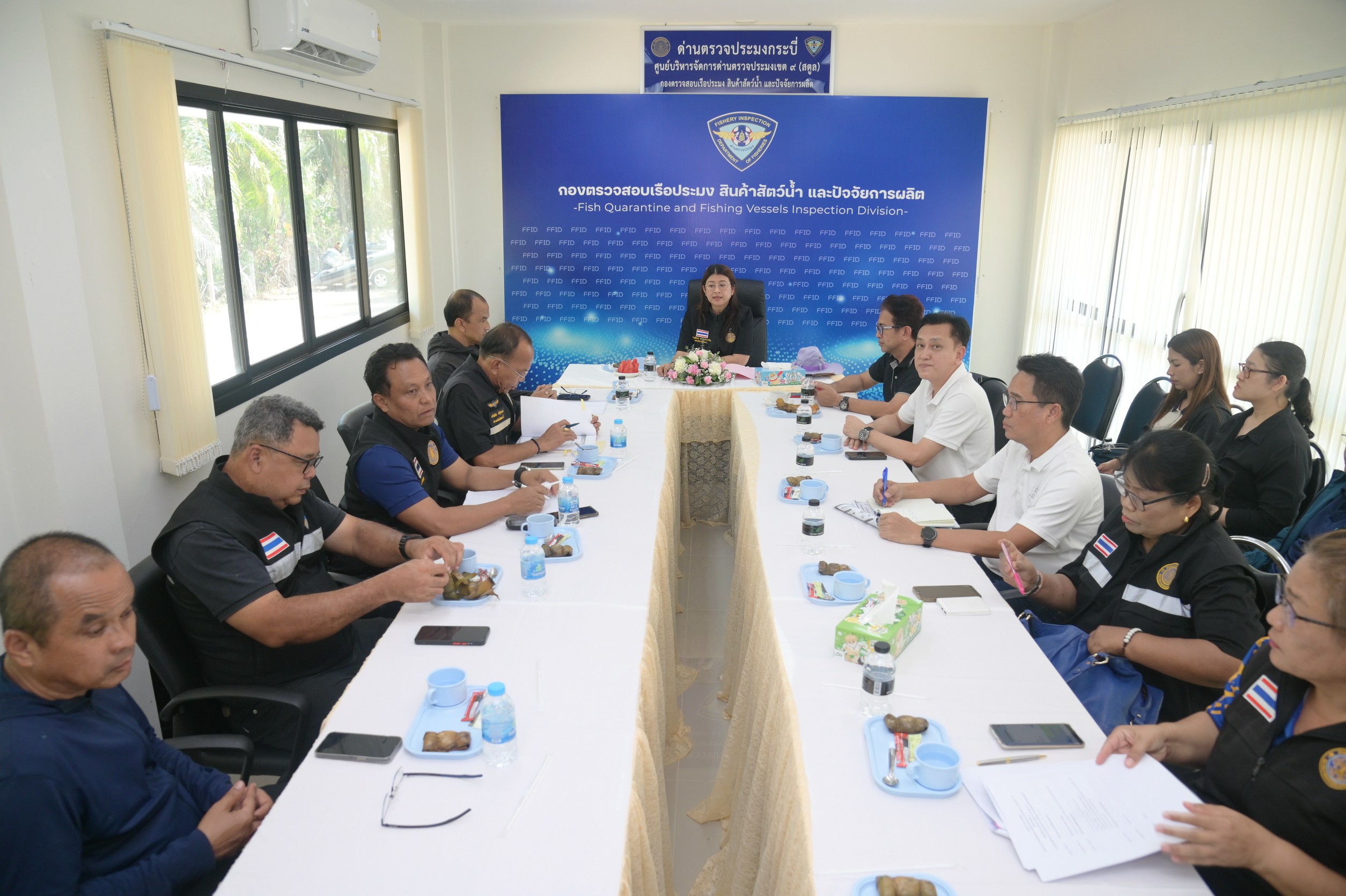 อธิบดีกรมประมง เป็นประธานการประชุมคณะกรรมการขับเคลื่อนนโยบายกรมประมง (Fisheries Co-ordinator : FC) จังหวัดกระบี่