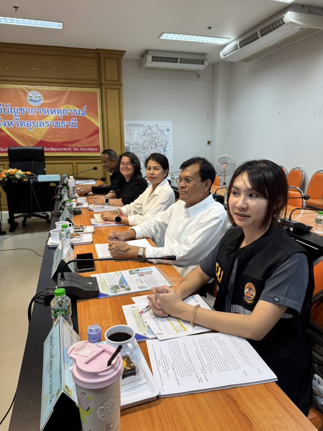 ประมงอุบลฯ ประชุมคณะกรรมการให้ความช่วยเหลือผู้ประสบภัยพิบัติจังหวัดอุบลราชธานี (ก.ช.ภ.จ.อบ.)  ครั้งที่ 9/2569