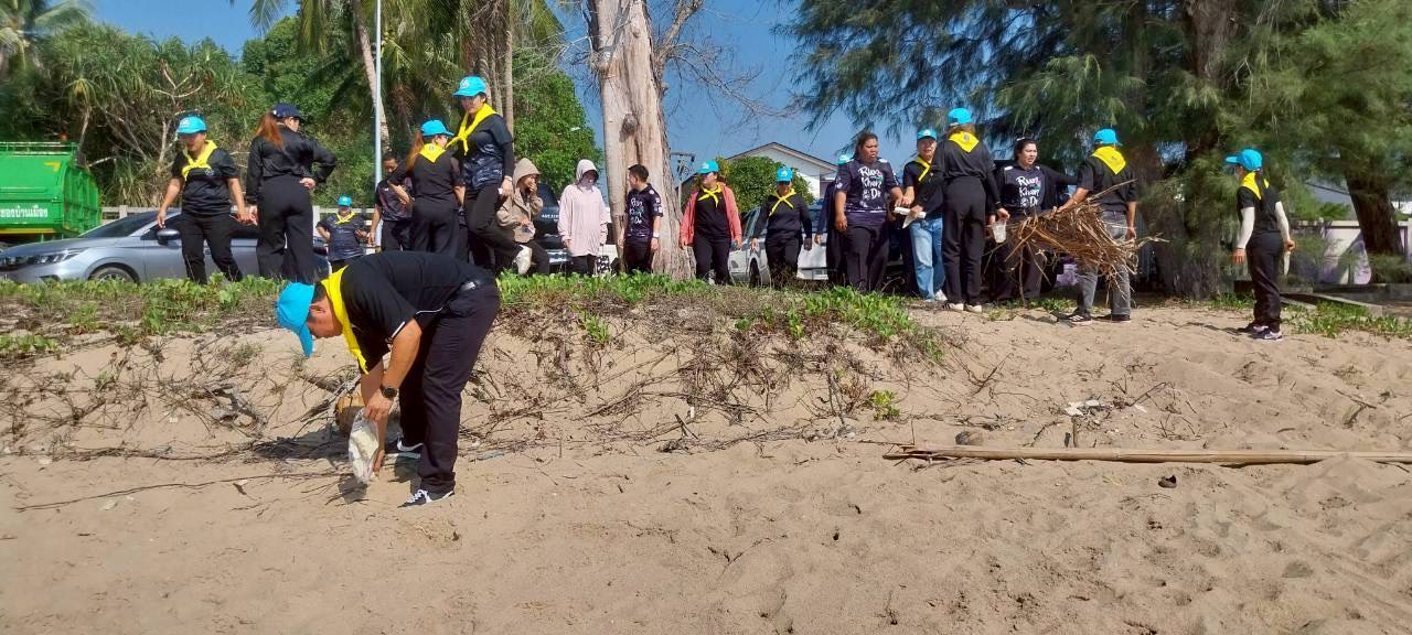 รวมพลังหัวใจไทย! จิตอาสาร่วมใจ ฟื้นฟูชายหาด เนื่องในวันสำคัญของชาติ