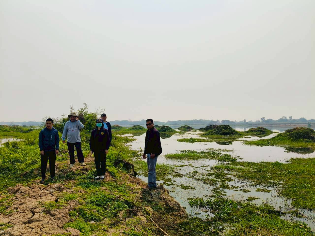 ผลการปฏิบัติงานกำจัดวัชพืชกว๊านพะเยา เดือน มีนาคม 2569