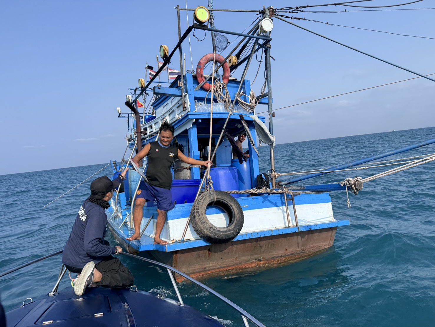  ออกปฏิบัติงานเฝ้าระวังการทำประมงผิดกฎหมาย