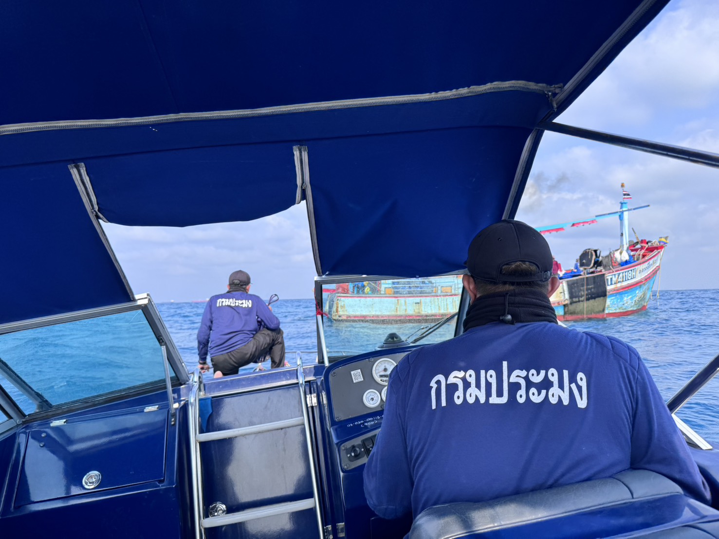  ออกปฏิบัติงานเฝ้าระวังการทำประมงผิดกฎหมาย