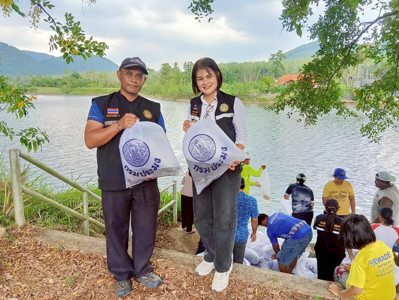 ร่วมปล่อยพันธุ์ปลา ลงสู่อ่างเก็บน้ำบ้านสมหวังตก อ.กงหรา จ.พัทลุง..คลิก