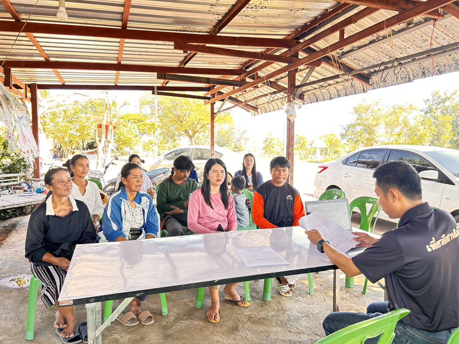ติดตามให้คำแนะนำการดำเนินงานกลุ่มเพาะเลี้ยงสัตว์น้ำบ้านโพนปลัด..คลิก