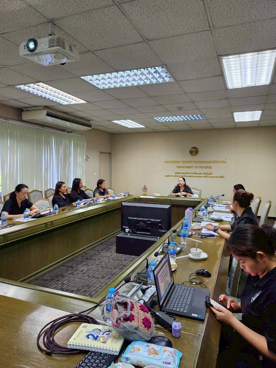 ผู้อำนวยการกลุ่มพัฒนาระบบบริหารเป็นประธานการประชุมสร้างความรู้ความเข้าใจเกี่ยวกับแนวทางและวิธีการจัดทำรายงานการประเมินผลการควบคุมภายในของกรมประมง ประจำปีงบประมาณ พ.ศ. 2569