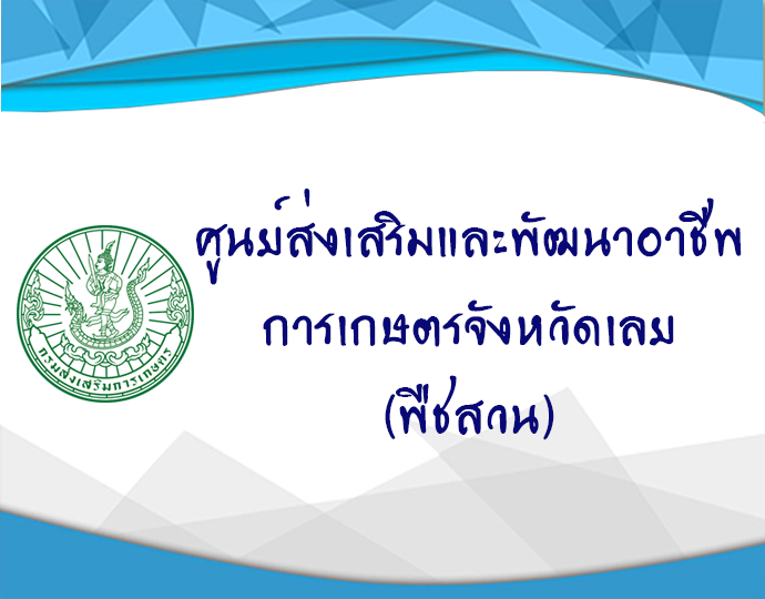 ศูนย์ส่งเสริมและพัฒนาอาชีพการเกษตรจังหวัดเลย (พืชสวน)..คลิก